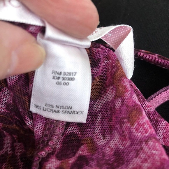 Vintage Victoria Secret Slip Nightie Sz M Pink Label Pink Leopard Print Sexy Y2K - Picture 9 of 9